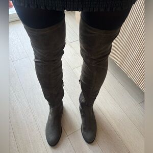 ALDO Stylish Over-the-Knee Boots in Khaki (NEW)
